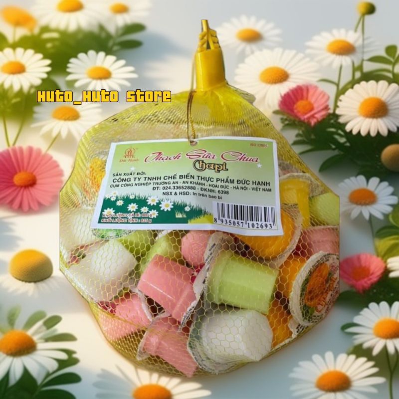 Thạch sữa chua Chapi Đức Hạnh túi Lưới 900gr ( Loại nhỏ và loại lớn )