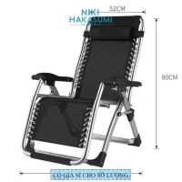 Ghế thư giãn gấp gọn tải 300kg khung hợp kim siêu dày Ghế xếp thư giãn gấp gọn thành giường ngủ trưa văn phòng
