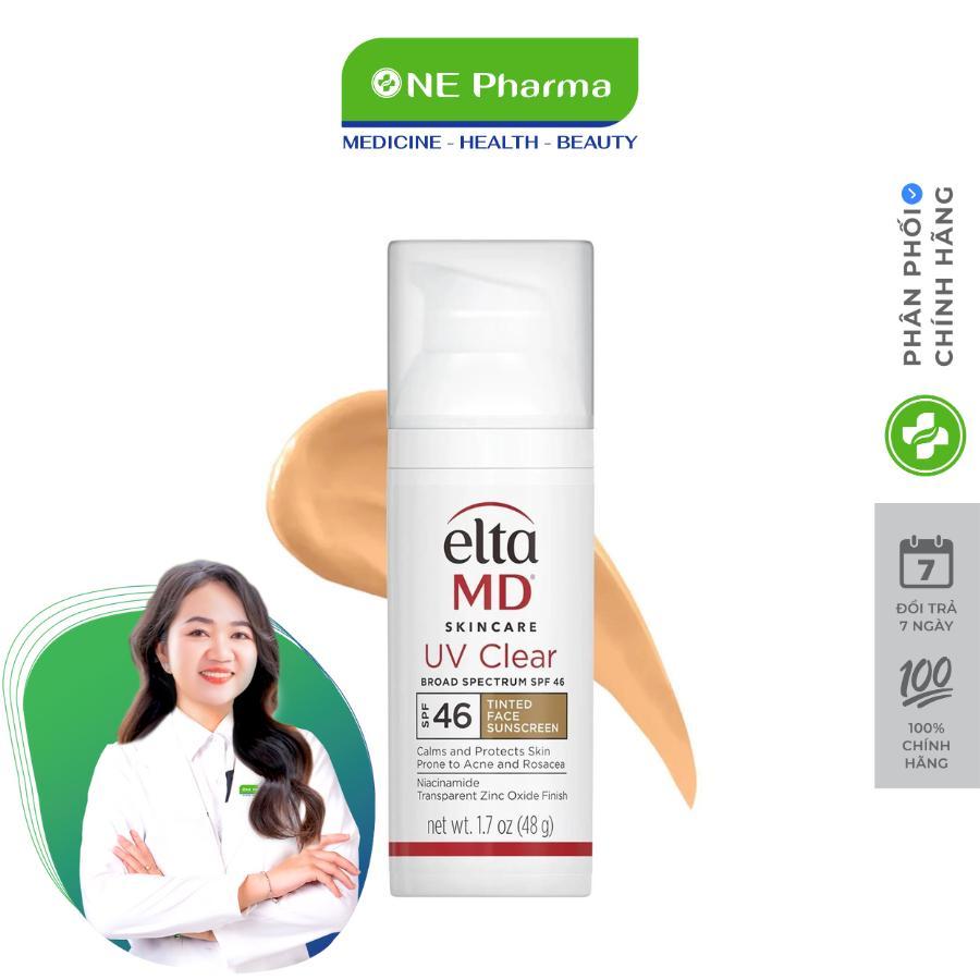 Eltamd Uv Clear Broad-Spectrum Sunscreen Spf 46 Colorless/Colored - 48g - 2