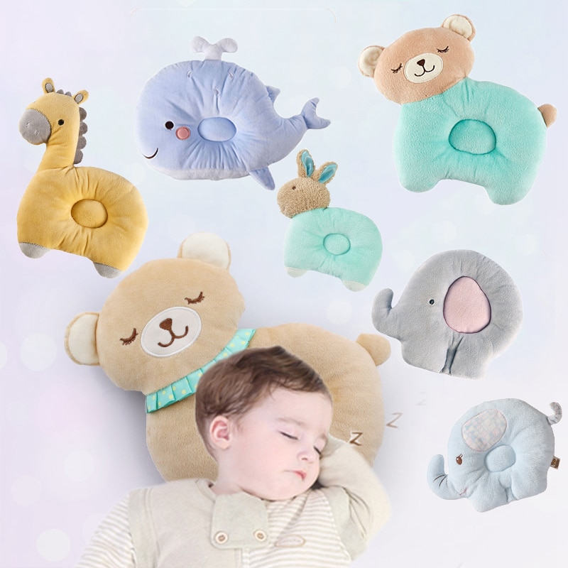 Baby Nursing Pillow Infant Newborn Sleep Support Concave Cartoon Baby