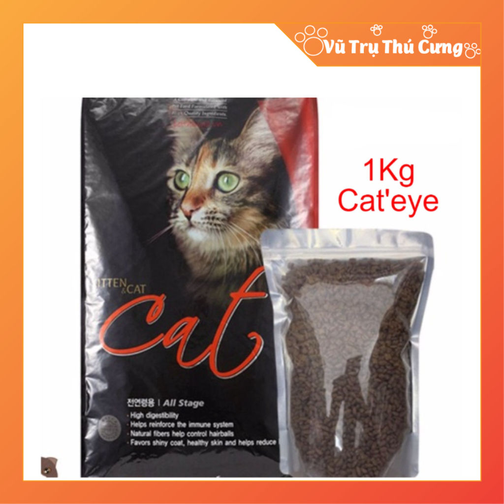 Thức Ăn Mèo CATEYE 1Kg , Hạt Cateyes Cân Bằng Dinh dưỡng