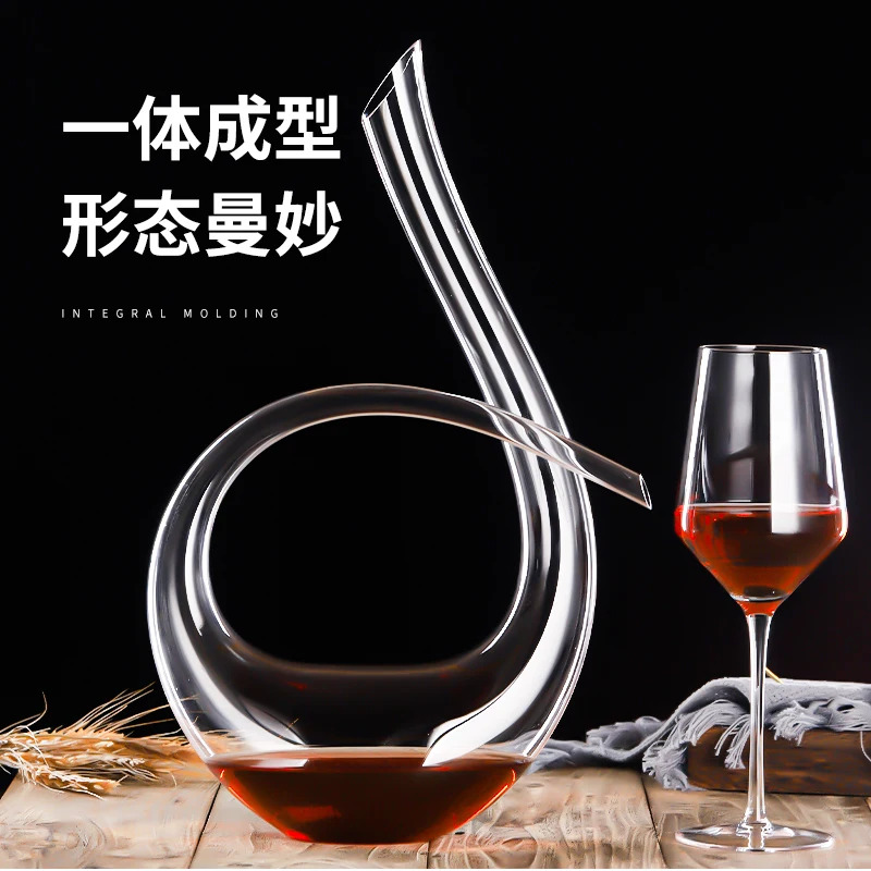 Aixiangru  Decanter Lưu ý 1.5L Whisky Decanter Thanh Lưu ý phụ kiện nhà bếp 6 từ