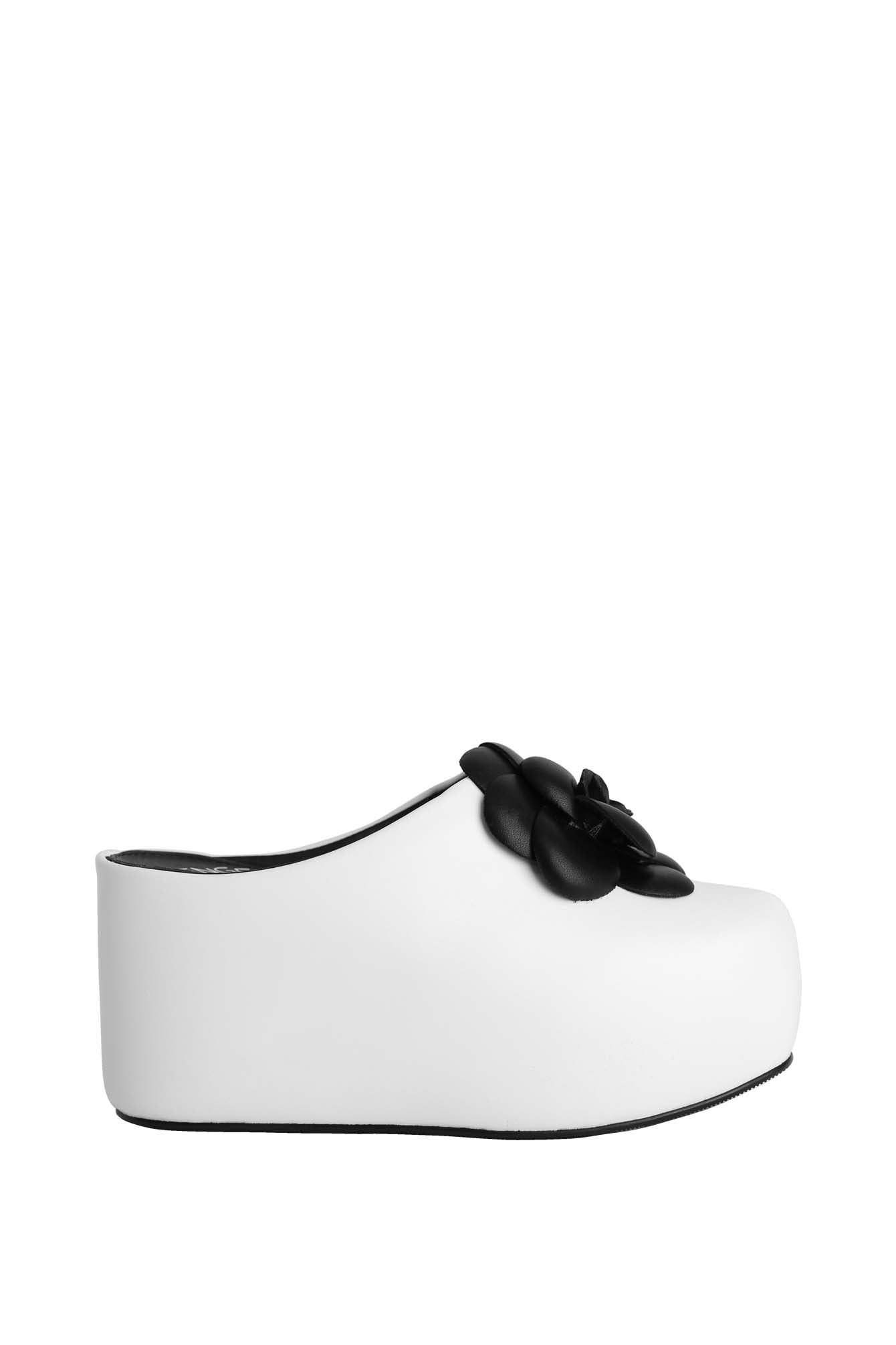 Villains SF CAROLINE-FLOWER Women's Platform Mule Heels | Heel Height 3.7" ราคา 3,690 บาท*ส่งฟรี