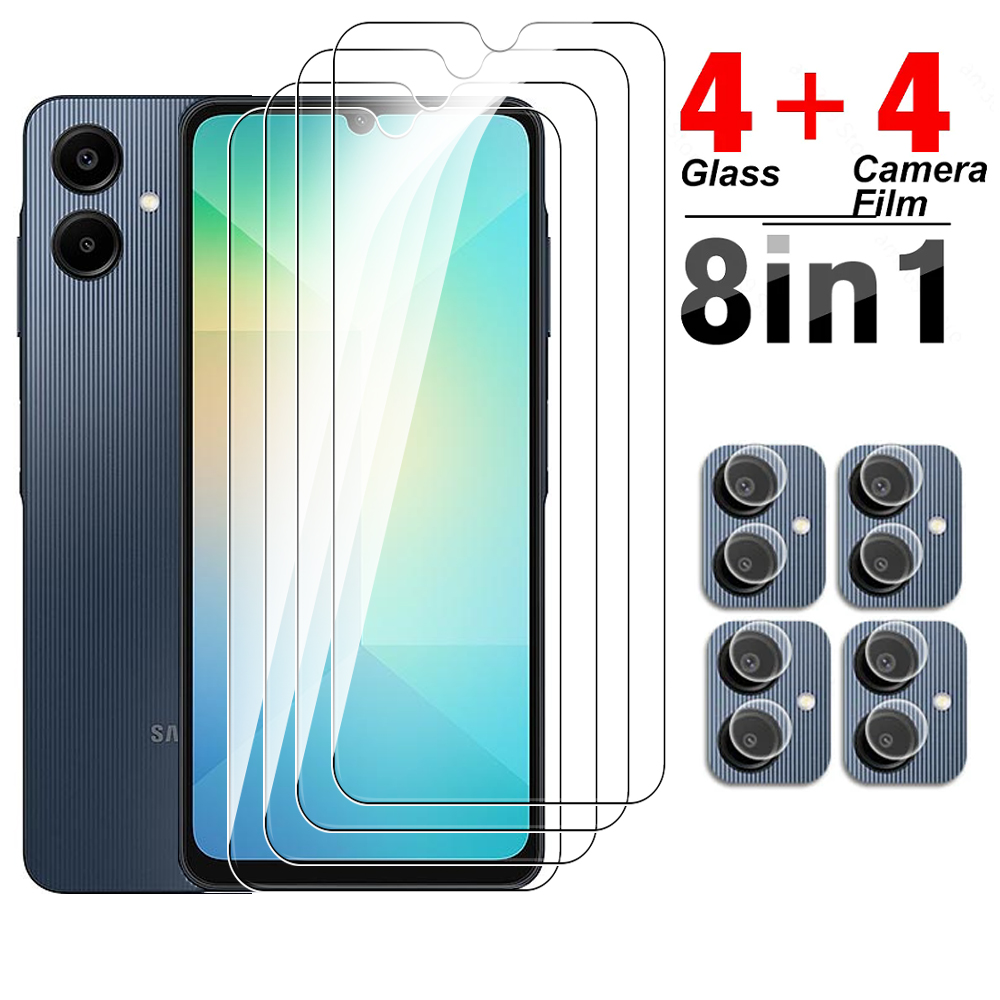 8To1 For Samsung Galaxy A06 Tempered Glass For Samsung Galaxy A06 Galaxy A06 2024 Camera Lens Screen Protector