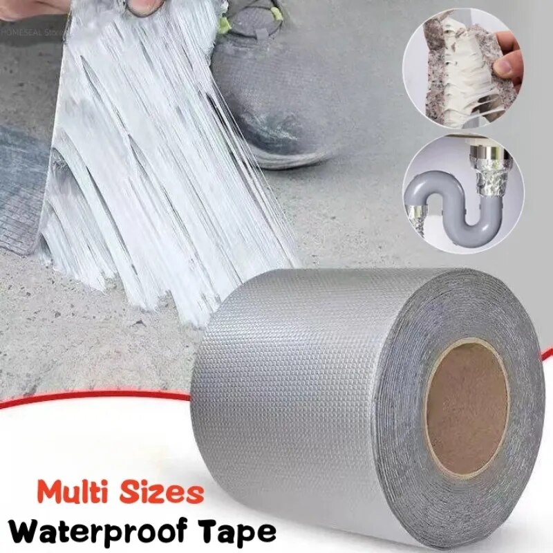 Siêu chống thấm băng keo tự dính butyl niêm phong băng mái sửa chữa sealant ống cố định vườn hose stop rò rỉ 1M/5M