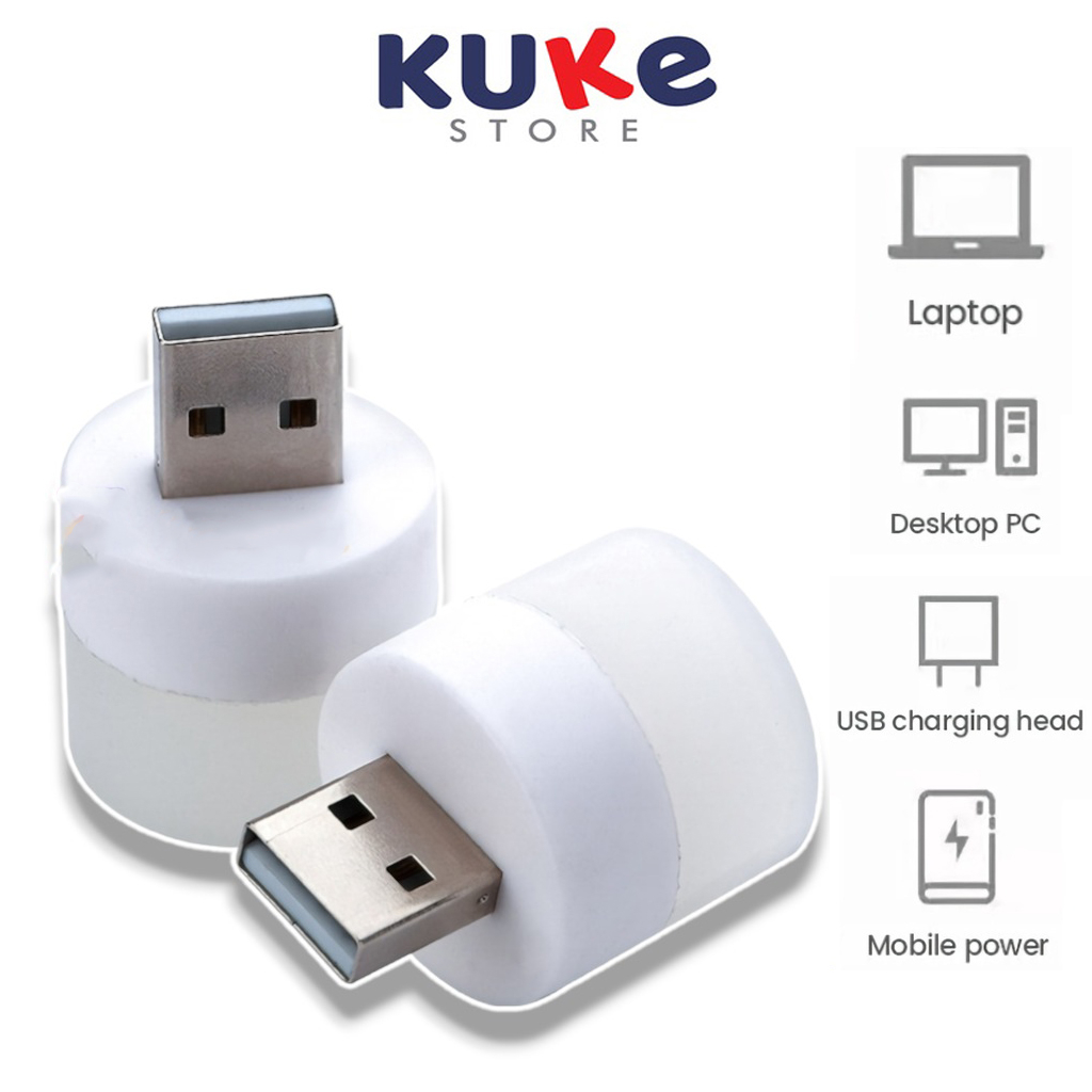 KUKE Lampu Tidur LED Mini usb Portable light led Belajar Emergency Bohlam Kecil Darurat Baca