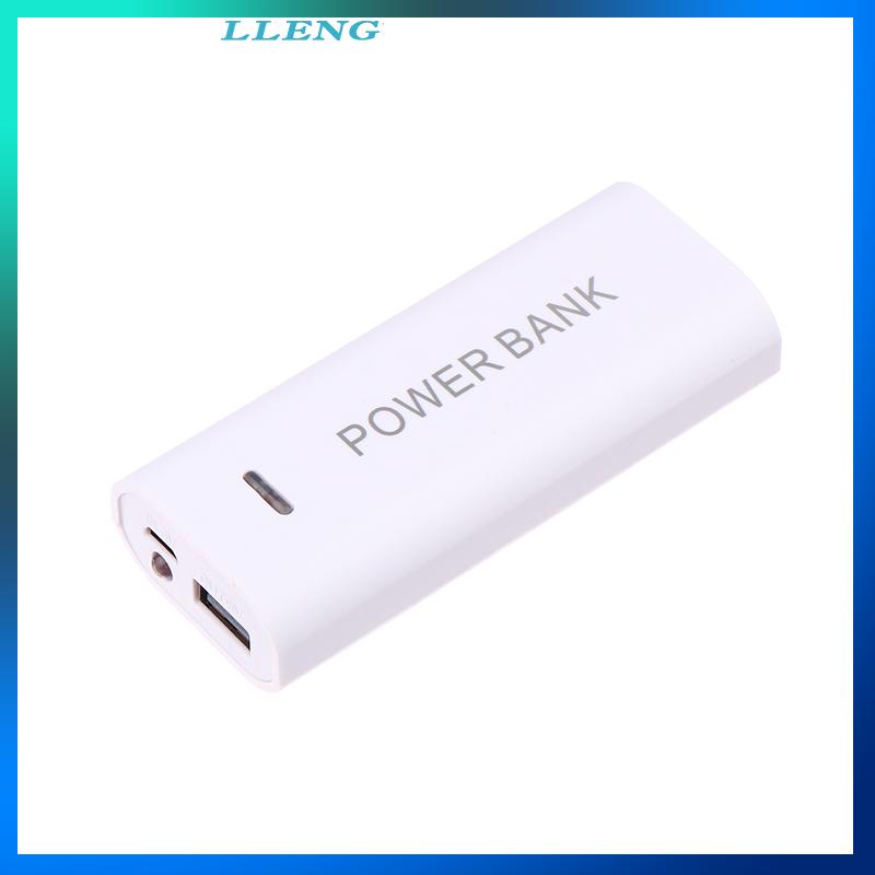LLENG Điện cầm tay ngân hàng trường hợp DIY 2 di động 18650 hộp pin cho điện thoại thông minh phí 5V 1A cho pin 18650 với chỉ số ánh sáng - 2