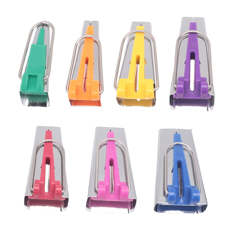 Homeparts Set of 7 Size Fabric Bias Tape Makers Set 6-25MM Binding Tool Sewing Quilting Supplies DIY Crafts Patchwork Tape Makers