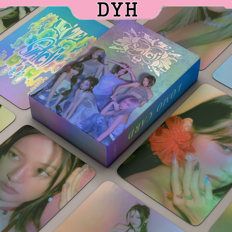 55 cái/hộp ive Laser thẻ ive chuyển đổi photocards wonyoung thẻ Lomo Kpop Album