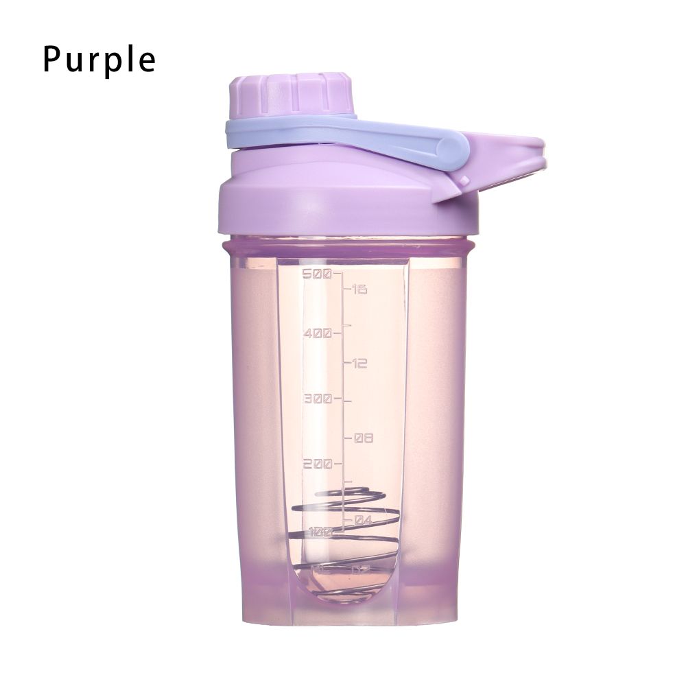 SHILU 500ml Ngoài trời Cầm tay Nhựa Bình nước thể thao Bình lắc dinh dưỡng Bình uống nước Cốc nước ép cà phê - 2