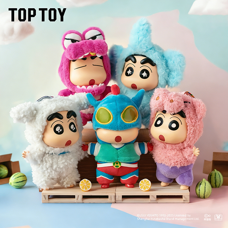 Toptoy X Crayon Shinchan Play Party Series Vinyl Plush Blind Box Toy Figure Birthday Gift ราคา 580 บาท*ส่งฟรี