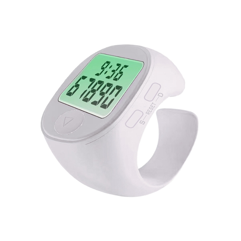 Special LCD Digital Counter Smart Electronic Muslims Tasbeeh Finger Counter for Prayer Time Reminder Waterproof
