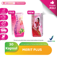 Merit Plus untuk Melangsingkan & Mengurangi Lemak Tubuh (30 Kapsul)