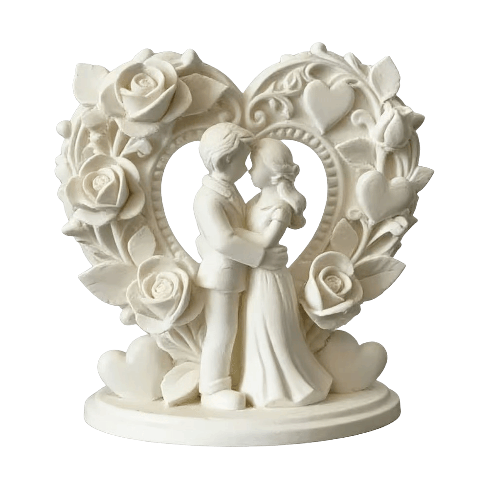 Exquisite Couple Figurine Home Decor 3D Printed Couple Sculpture Anniversary Gift Valentine’s Day Gifts Lovers Statue Wedding Decoration