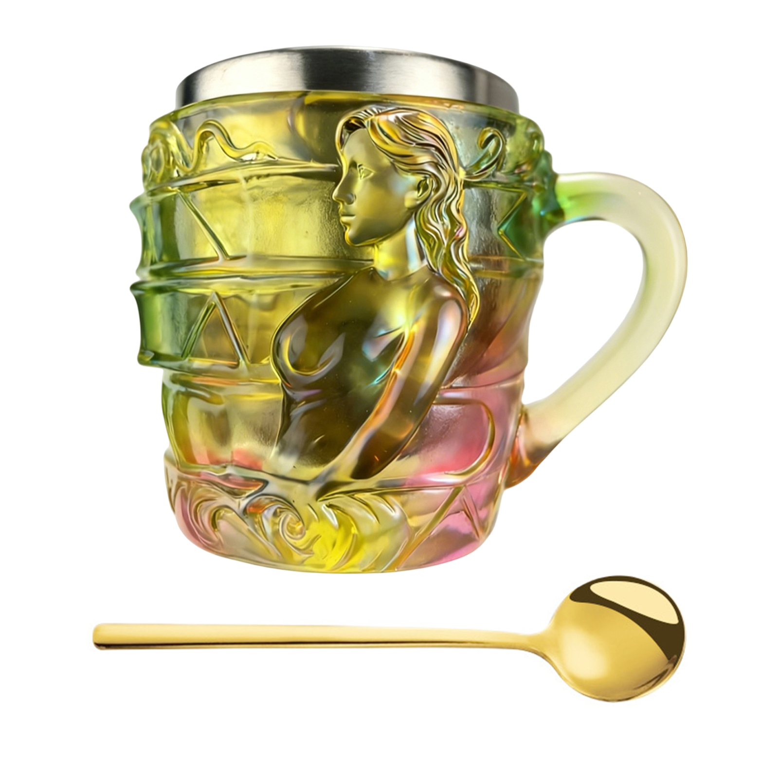 Reader Gift Mug Book Lover Mug 3d Hand-painted Book Mug with Stainless Steel Interior – Microwave Dishwasher Safe Literary Coffee Cup Unique Gift for Book Lovers Writers Librarians - 2