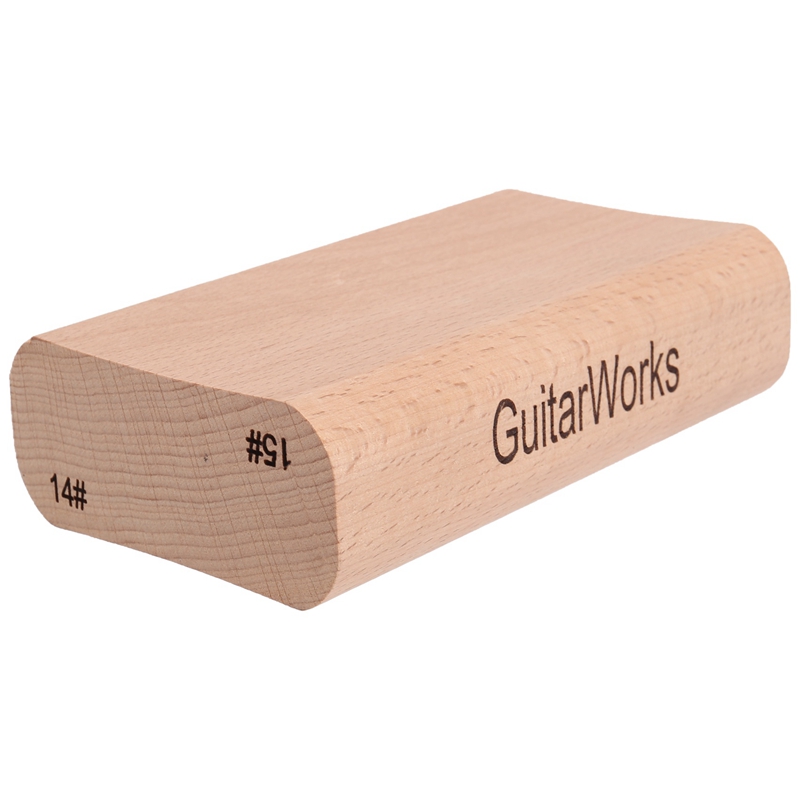(SVEC) Radius Sanding Blocks for Guitar Bass Fret Wire Leveling Fingerboard Luthier Tool Dual Purpose