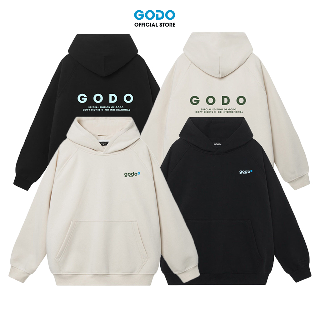 ❤ Áo hoodie Local Brand Unisex Godo Outfits Nỉ Cotton Premium Logo Verify HD01