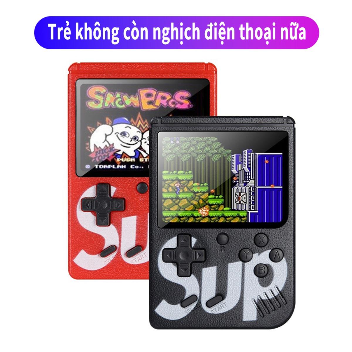 Máy Chơi Game Cổ Điển Cầm Tay Kích Thước Nhỏ, 500 Trò Chơi Trong 1, Hỗ Trợ Chơi Hai Người, Kết Nối TV, Trò Chơi Cổ Điển, Có Màu Đỏ, Đen Và Hồng