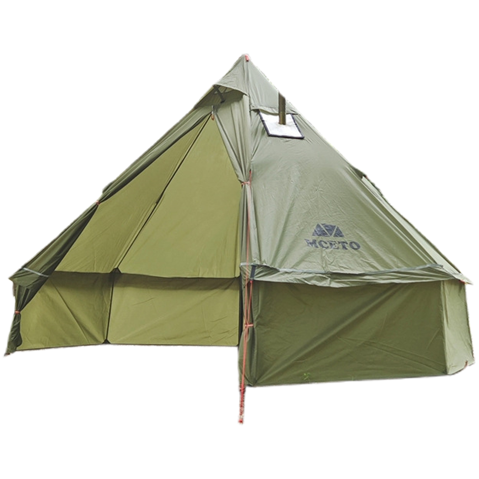 TOMSHOO People Tipi Tent With Stove Pyramid With 2-4 Stove · v3