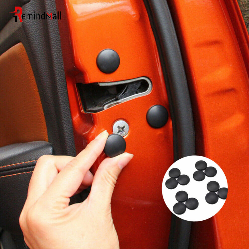 Rm [Giao hàng nhanh] 12 cái/24 cái nắp bảo vệ vít khóa cửa trong nội thất ô tô phụ kiện trang trí nắp bảo vệ vít chống gỉ Bộ phận sửa đổi
