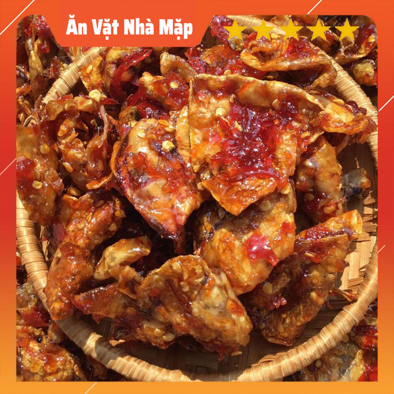 Khô mực rim satế cay thơm hủ pet 250g