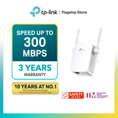TP-LINK TL-WA855RE N300 Wireless WiFi Range Extender/booster/AP mode (Works with any router)