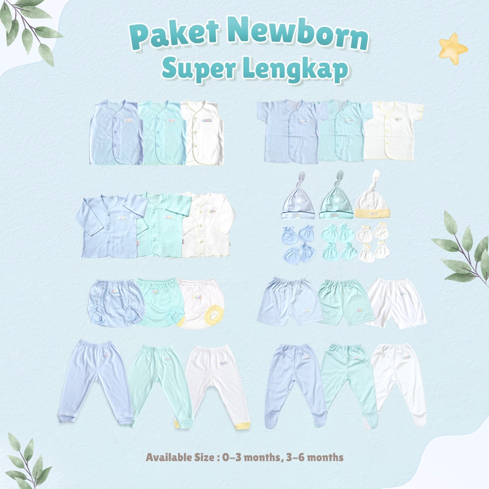 LIBBY Baby hadiah Set-Paket Lahiran Bayi-Paket Newborn-Paket Brojol-Paket Baju Bayi