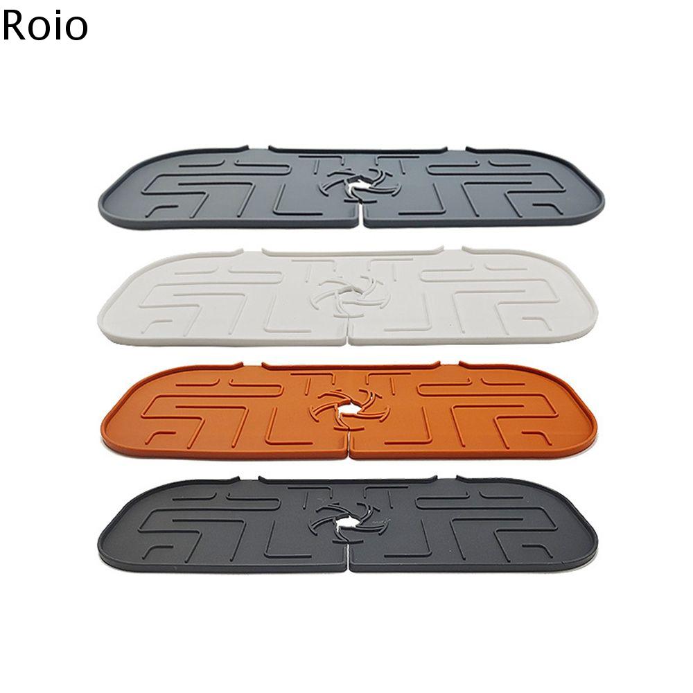 ROIO Silicone Đa chức năng Hấp thụ nước Cho Phòng Tắm Nhà Bếp Chống Trượt Countertop Bảo Vệ Bồn Rửa Mat Trà Coaster Vòi nước Mat Cống Pad