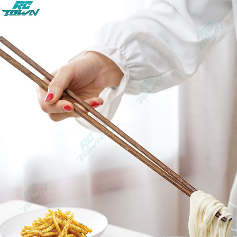 1pair Of Extra Long Beech Wooden Noodles Kitchen Cooking Frying Chopsticks For Home Kitchen ราคา 22 บาท*ส่งฟรี