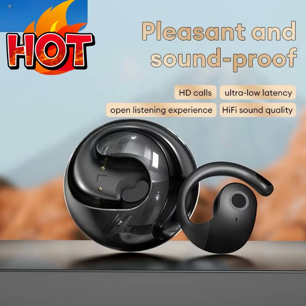 หูฟังบลูทูธ หูฟังไร้สาย OWS สเตอริโอ กันน้ำ IPX5 wireless bluetooth 5.4 คุณภาพเสียงHIFI ราคา 106 บาท*ส่งฟรี