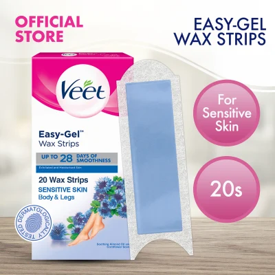 Veet Hair Removal Wax Strips for Sensitive Skin 20 Strips