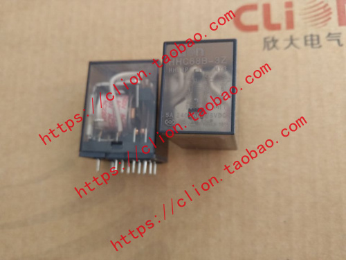 Rơ-le Trung Gian NNC68B-3Z XinDa - 3NO+3NC, 11 Chân, AC220V/DC24V/12V, Có Đèn, Đế PYF11A, Điều Khiển Máy Công Cụ - Chân Hàn AC220V PCB