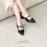 WINOD Billy Sandal Mules Hak 3 Cm