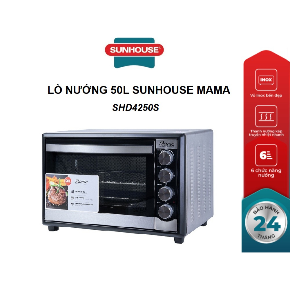 Lò nướng điện 50L Sunhouse mama SHD4250S