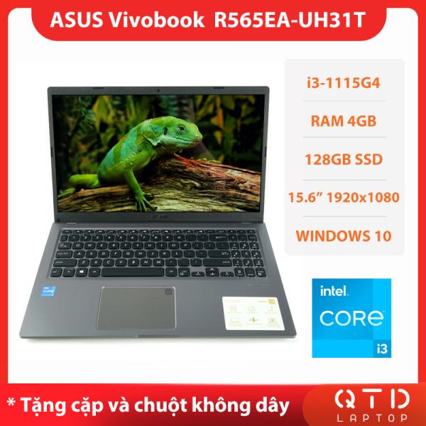 Bảng giá Asus Vivobook R565EA-UH31T Core i3-1115G4/ 4GB/ 128G SSD/ 15.6FHD (1920x1080) Cảm ứng/ Windows 10 Phong Vũ