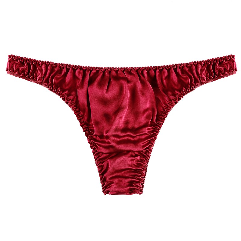 【Momlove】 1 chiếc quần lót nam satin sáng bóng lọt khe túi đồ lót quần lót bikini