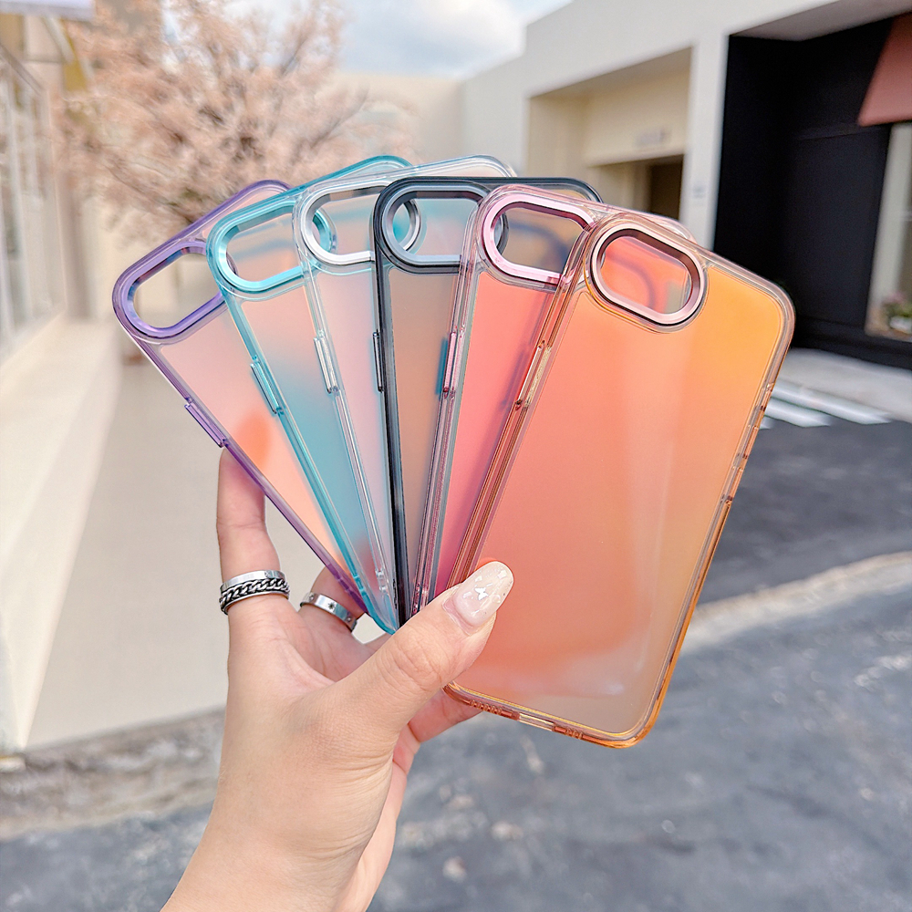 Fashion Laser Gradient Phone Case For Iphone Shockproof Cover_voghion.com