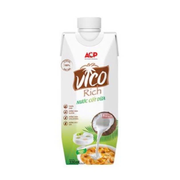 Nước cốt dừa Vico hộp 330ml