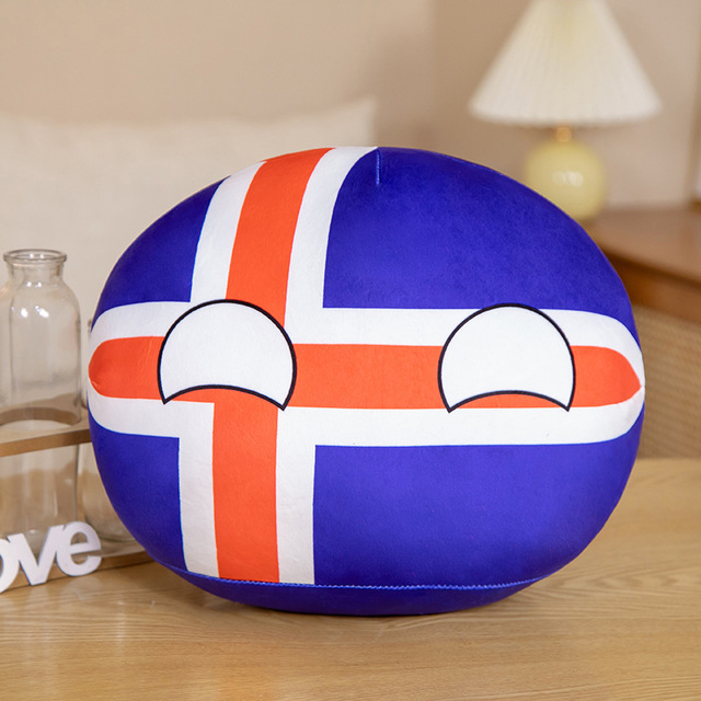 【Innovative】 51 Styles 10cm Country Plush Toys Polandball Pendant Country Flag Balls S For Kids Arge