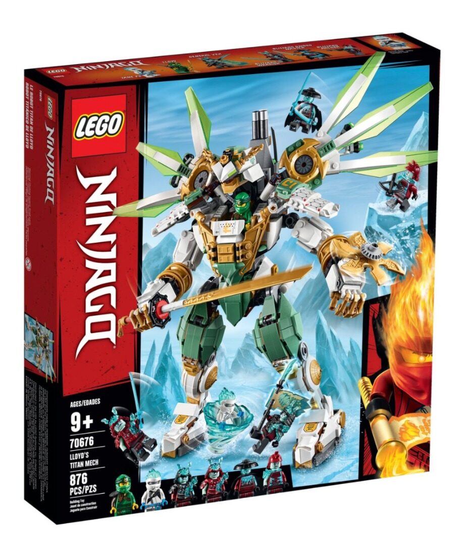 LEGO® 70676 Ninjago Lloyds Titan Mech 876pcs 9+ lego Đồ chơi gạch
