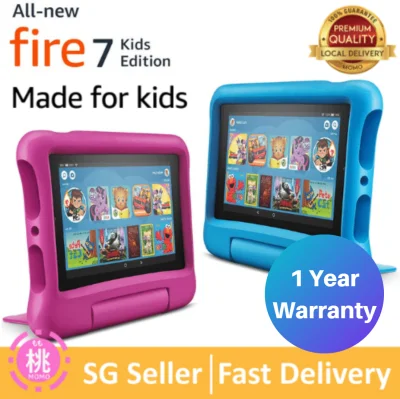 All-New Fire 7 Kids Edition Tablet, 7 Display, 16 GB, Kid-Proof Case ( 9th generation ) ( Blue, Pink or Purple Options )