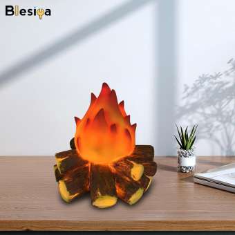 Blesiya than đèn ngọn lửa đèn trang trí ngọn lửa giả lò sưởi đèn lồng