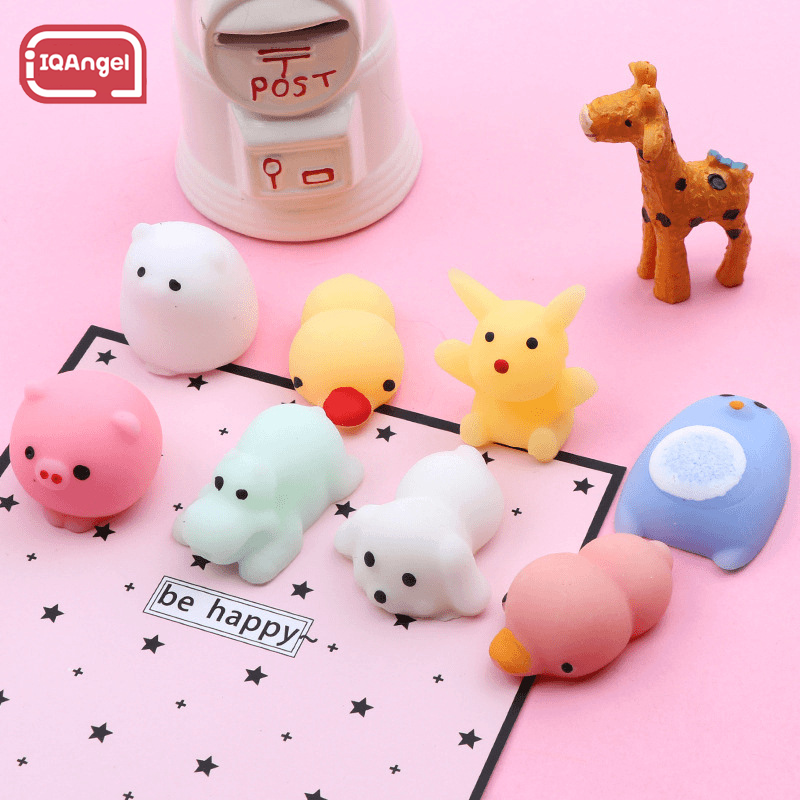 IQANGEL Cute Cartoon Soft Animal Squishy Toys for Stress Relief and Fun ราคา 27 บาท*ส่งฟรี