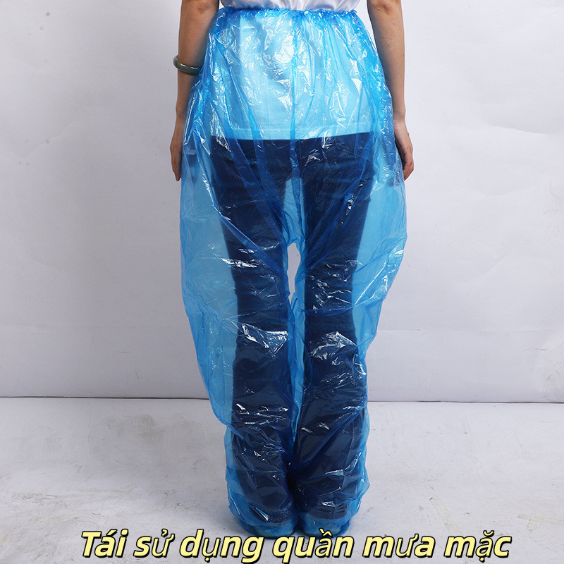 Disposable Rain Pants Thick Rain Pants Outdoor Portable Rain Pants Universal for Men and Women