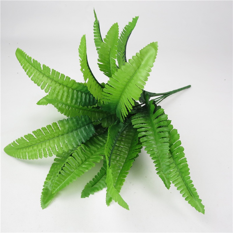 Daun Pakis Artificial Dinding Jumbo Premium Plastik Hiasan Dinding Pakis Aksesories Rumput Dinding Tanaman
