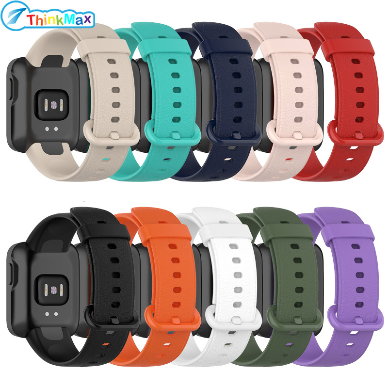 100%Authentic!Replacement Watch Band Soft Silicone Strap Bracelet Wristband Compatible For Mi Watch Lite Redmi Watch1 ราคา 52 บาท*ส่งฟรี
