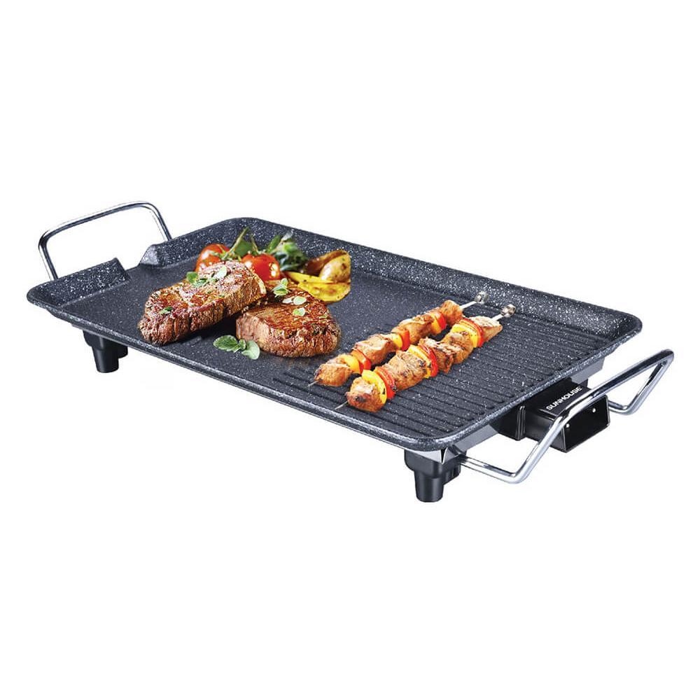  Bếp Nướng Điện Sunhouse SHD4607 Công Suất 1500W Tốc Độ Nướng Nhanh Tiết Kiệm Điện Năng. Bếp nướng điện không khói Sunhouse Vỉ nướng điện chống dính đa năng bêp nướng BBQ thịt rau củ 