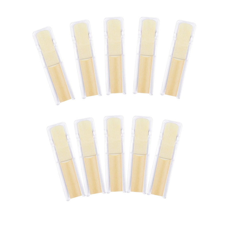 10Pcs/Set Clarinet Reeds Traditional Strength 2.5 Woodwind Instrument Parts Clarinet Accessories