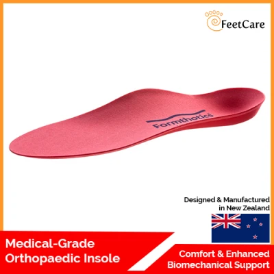 Formthotics Dual Red Density Custom Medical Orthotics Insole | Arch Support | Shoe Insole for Running, Plantar Fasciitis, Bunion | Flat Foot Insole | Insole Arch Support | Insoles for Men / insoles for Women