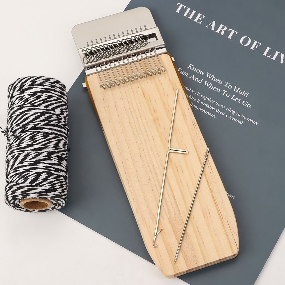 EEDINGH Hình chữ nhật Mini Sửa chữa Tự làm Bện Vá Máy darning Dụng cụ dệt Khung dệt Dụng cụ dệt